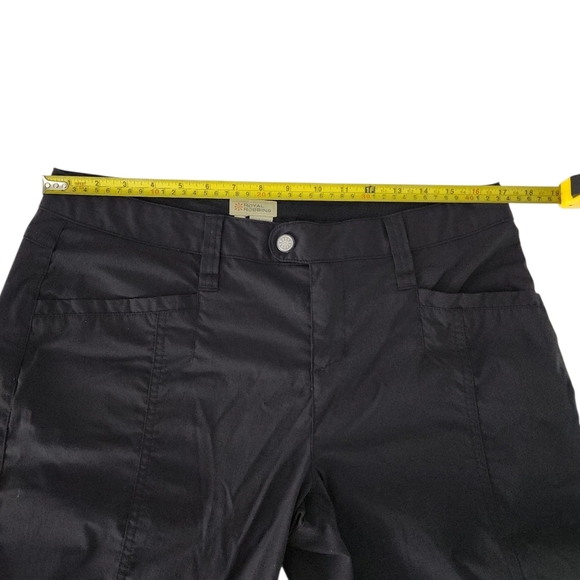 ROYAL ROBBINS Black Stretch Nylon Capri Pants size 12 - Picture 8 of 12